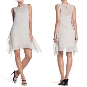 AllSaints Lyra Shift Dress Light Grey size 10